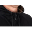 Fox Collection Zipped Hoody, Black