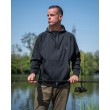 Fox Collection Zipped Hoody, Black