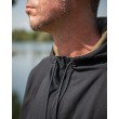 Fox Collection Zipped Hoody, Black