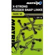 Περιστρεφόμενος σύνδεσμος καραμπίνερ Matrix X-Strong με χάντρες τροφοδοσίας