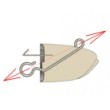 Джиг глава GT-Bio Roller Shad