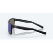 Costa Rincon, Matte Black, Blue Mirror 580P