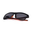 Fox Collection Black & Orange Shades - Grey Lens