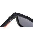 Fox Collection Black & Orange Shades - Grey Lens