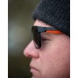 Fox Collection Black & Orange Shades - Grey Lens