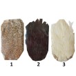 Cock capes - natural