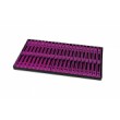 Tavă de înfășurare a polei violet încărcată cu Matrix