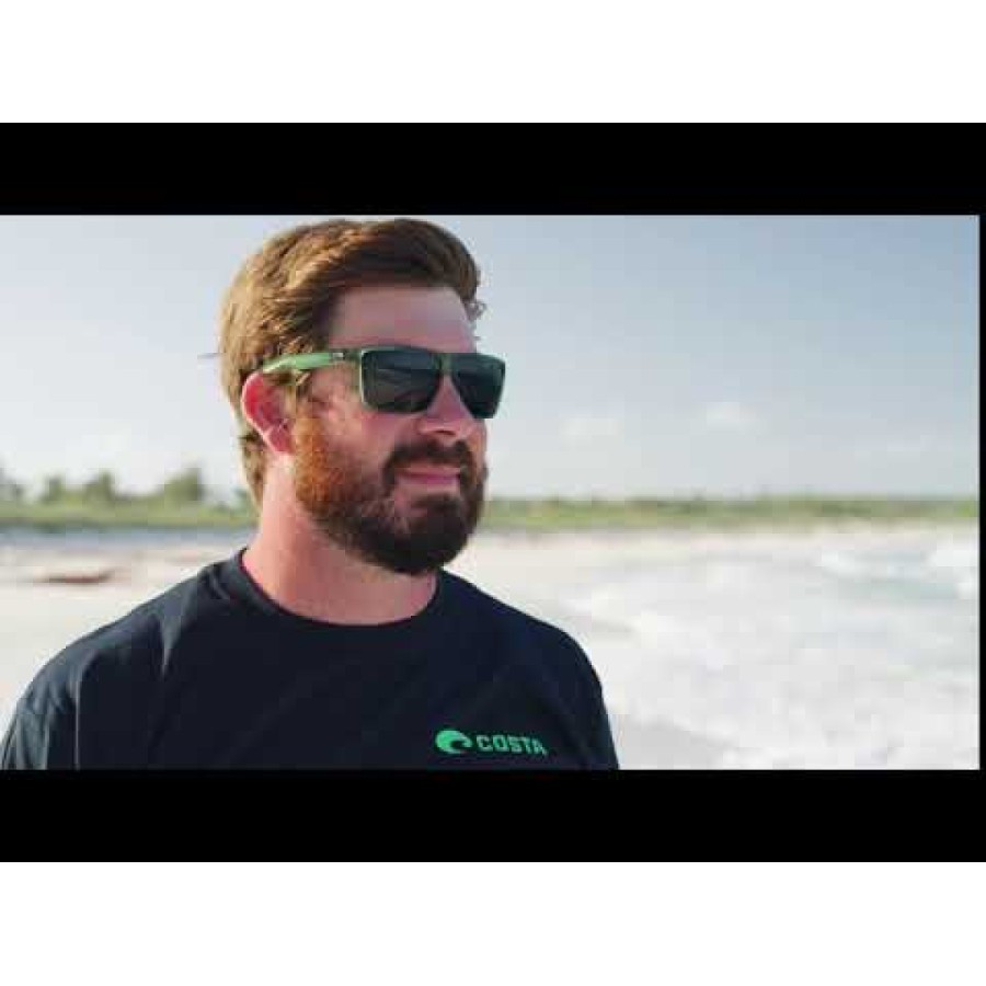 Costa Rincon, Matte Black, Blue Mirror 580P