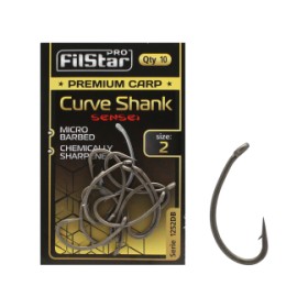Куки F1252DB Premium Carp Curve Shank