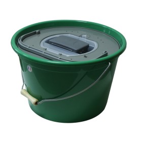 Bait bucket 25 L - round + pump