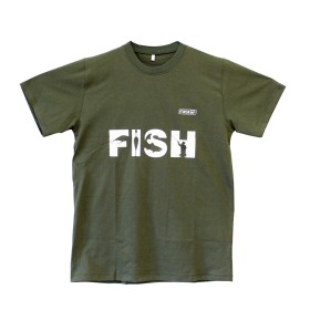 Tricou bărbătesc FISH, verde