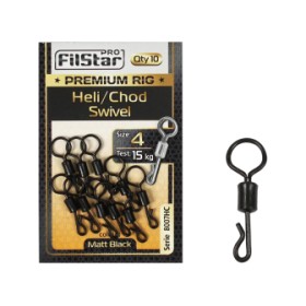Conector rapid pivotant Premium Rig Heli/Chod - 8007HC