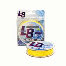 Плетено влакно PE L8 Fluo - Yellow