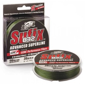 Sufix 832 - olive Braided line
